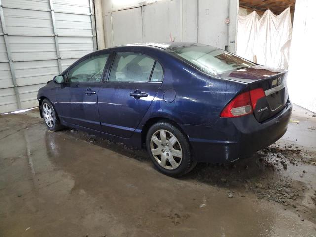 2HGFA16549H546312 - 2009 HONDA CIVIC LX BLUE photo 2