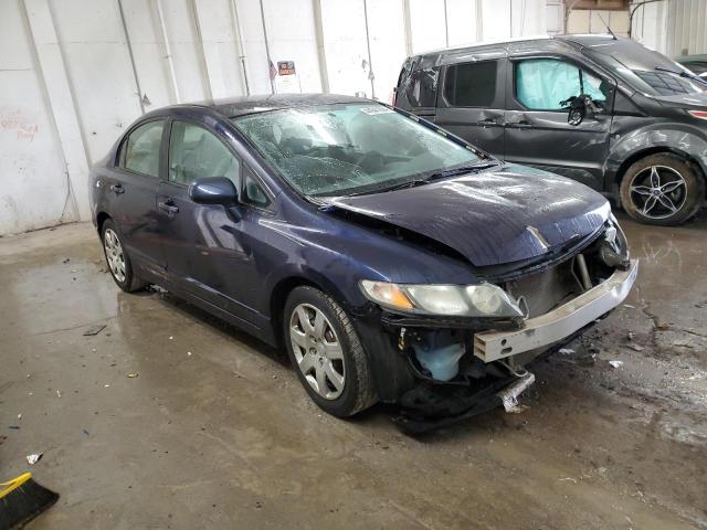 2HGFA16549H546312 - 2009 HONDA CIVIC LX BLUE photo 4