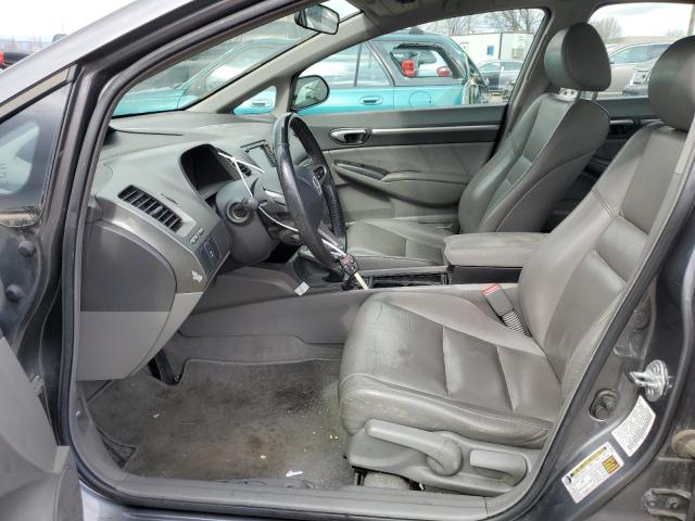 19XFA16929E003487 - 2009 HONDA CIVIC EXL ნაცრისფერი ფოტო 7