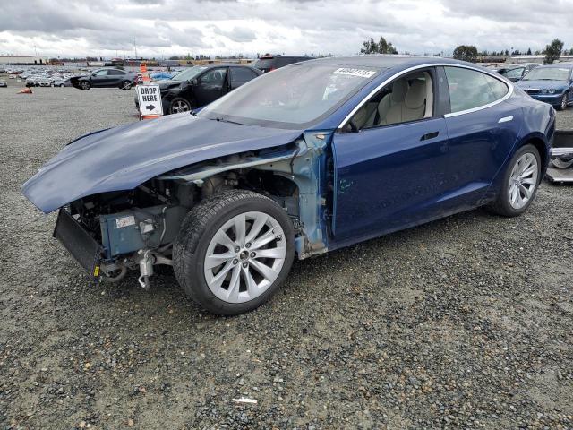 5YJSA1E25JF247197 - 2018 TESLA MODEL S BLUE photo 1