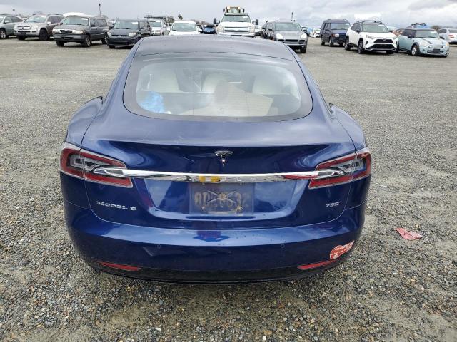 5YJSA1E25JF247197 - 2018 TESLA MODEL S BLUE photo 6