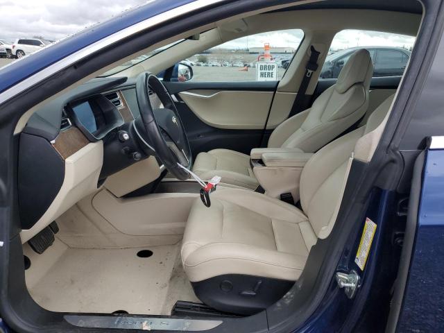 5YJSA1E25JF247197 - 2018 TESLA MODEL S BLUE photo 7