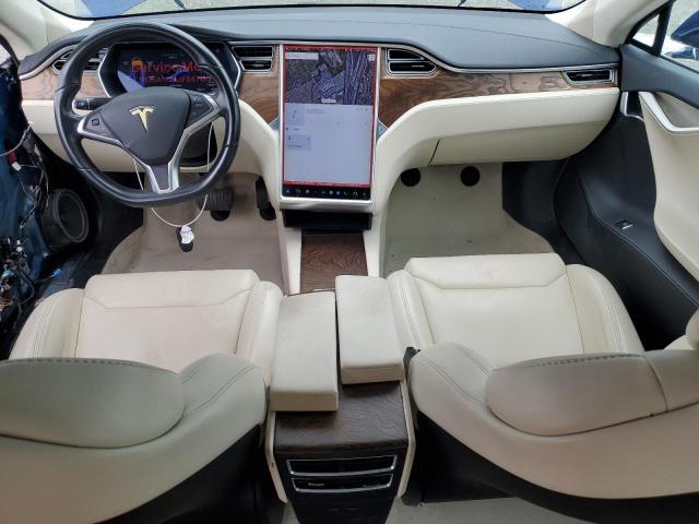 5YJSA1E25JF247197 - 2018 TESLA MODEL S BLUE photo 8