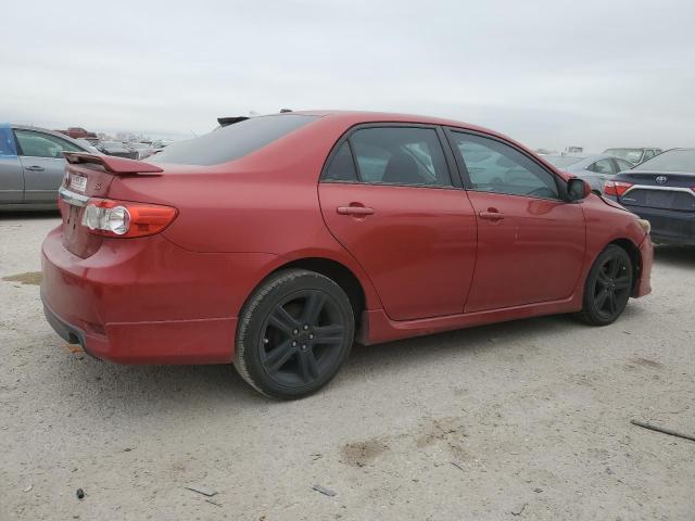 5YFBU4EE4DP103023 - 2013 TOYOTA COROLLA BASE RED photo 3