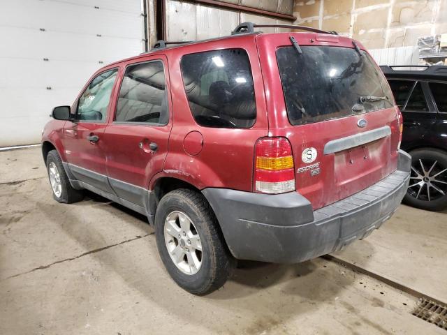 1FMYU93175KD62706 - 2005 FORD ESCAPE XLT MAROON photo 3