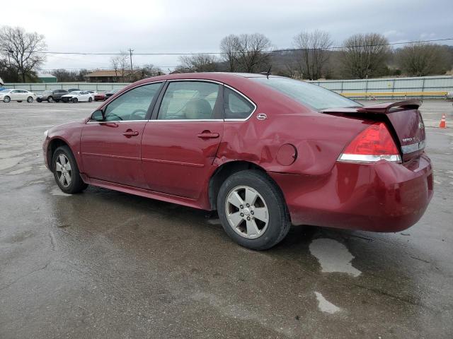 2G1WT57K791254174 - 2009 CHEVROLET IMPALA 1LT RED photo 2