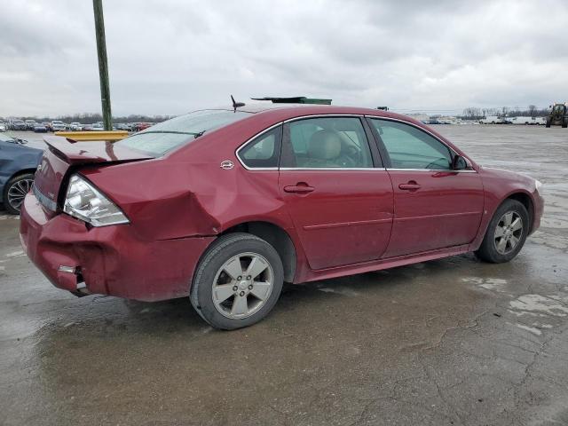 2G1WT57K791254174 - 2009 CHEVROLET IMPALA 1LT RED photo 3