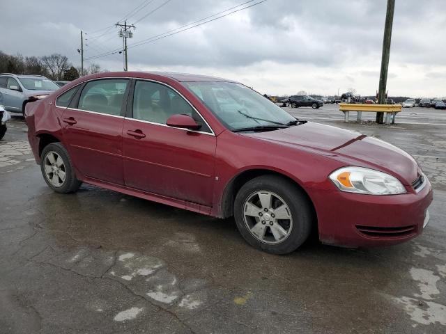 2G1WT57K791254174 - 2009 CHEVROLET IMPALA 1LT RED photo 4