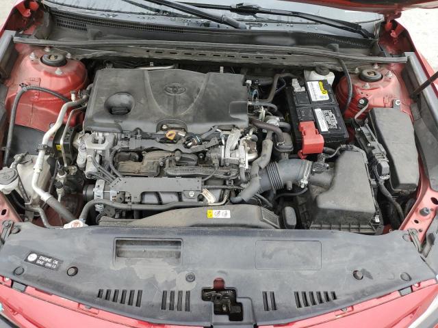 4T1B11HK4KU165882 - 2019 TOYOTA CAMRY L RED photo 11