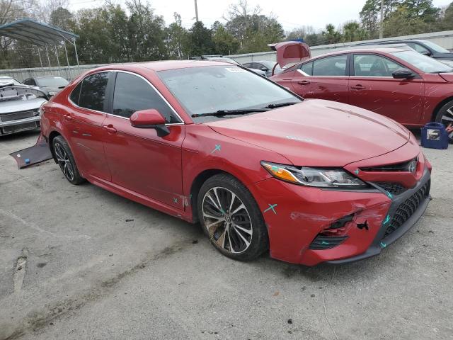 4T1B11HK4KU165882 - 2019 TOYOTA CAMRY L RED photo 4