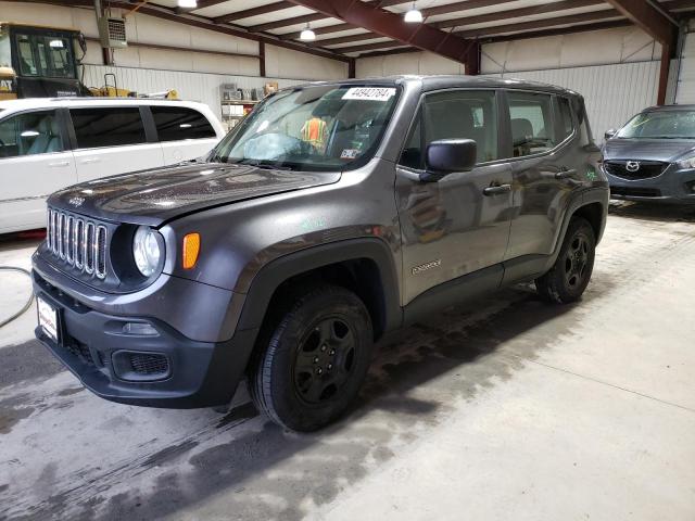 ZACCJBAB2JPH88037 - 2018 JEEP RENEGADE SPORT GRAY photo 1