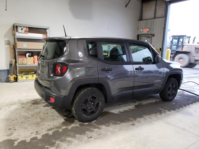 ZACCJBAB2JPH88037 - 2018 JEEP RENEGADE SPORT GRAY photo 3