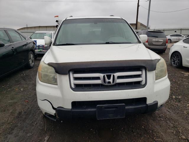 5FNYF18516B004852 - 2006 HONDA PILOT EX WHITE photo 5