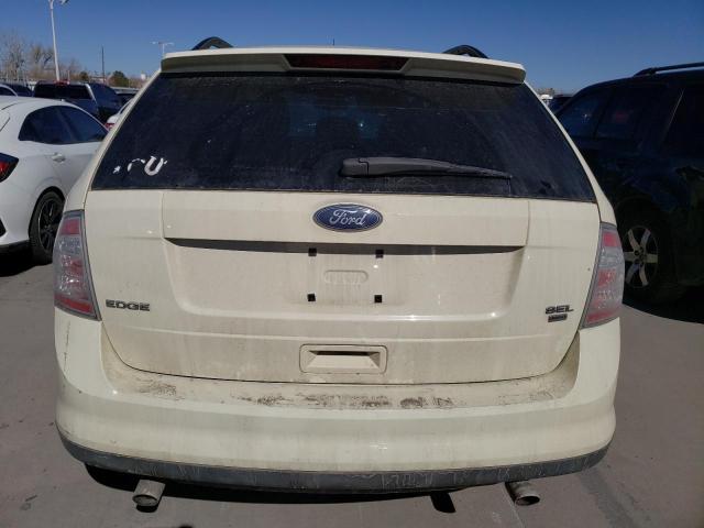 2FMDK48C48BB30807 - 2008 FORD EDGE SEL WHITE photo 6