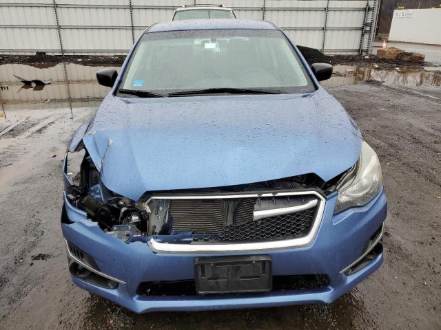 JF1GJAA67GG011167 - 2016 SUBARU IMPREZA BLUE photo 5