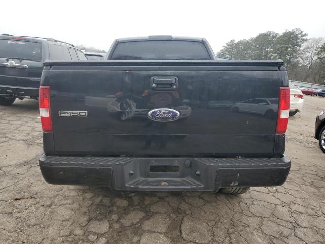 1FTRX12W57FB83168 - 2007 FORD F150 BLACK photo 6