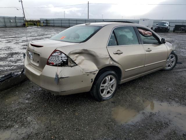 1HGCM56836A122979 - 2006 HONDA ACCORD EX GOLD photo 3