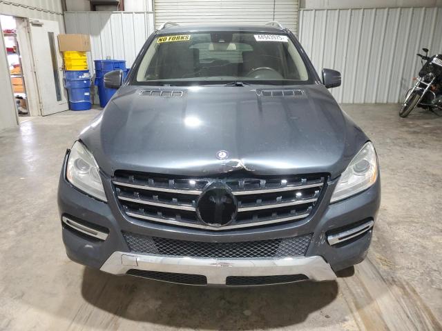 4JGDA5HBXEA428799 - 2014 MERCEDES-BENZ ML 350 4MATIC BLUE photo 5
