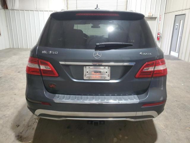 4JGDA5HBXEA428799 - 2014 MERCEDES-BENZ ML 350 4MATIC BLUE photo 6
