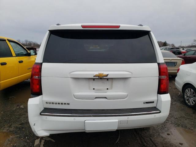 1GNSKJKC2HR328132 - 2017 CHEVROLET SUBURBAN K1500 PREMIER WHITE photo 6