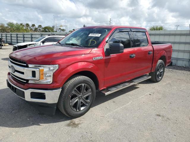 1FTEW1CP8KFD27457 - 2019 FORD F150 SUPERCREW RED photo 1