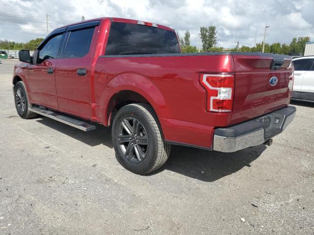 1FTEW1CP8KFD27457 - 2019 FORD F150 SUPERCREW RED photo 2