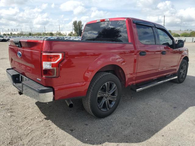 1FTEW1CP8KFD27457 - 2019 FORD F150 SUPERCREW RED photo 3