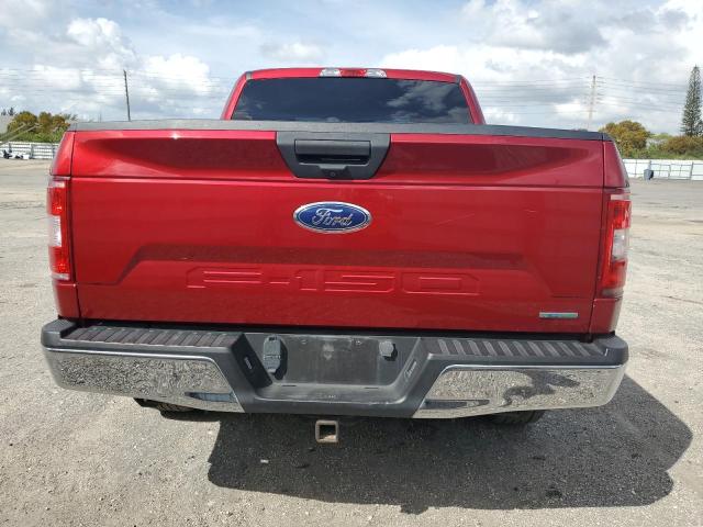 1FTEW1CP8KFD27457 - 2019 FORD F150 SUPERCREW RED photo 6