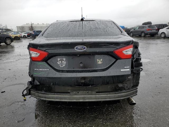 3FA6P0HD9ER393412 - 2014 FORD FUSION SE BLACK photo 6