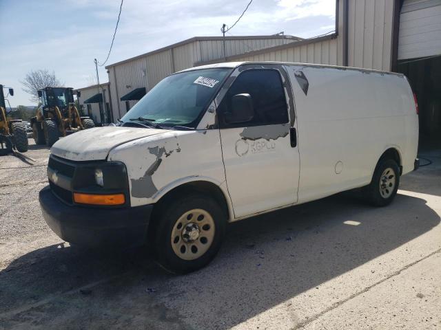 1GCUGADX2A1152383 - 2010 CHEVROLET EXPRESS G1 WHITE photo 1