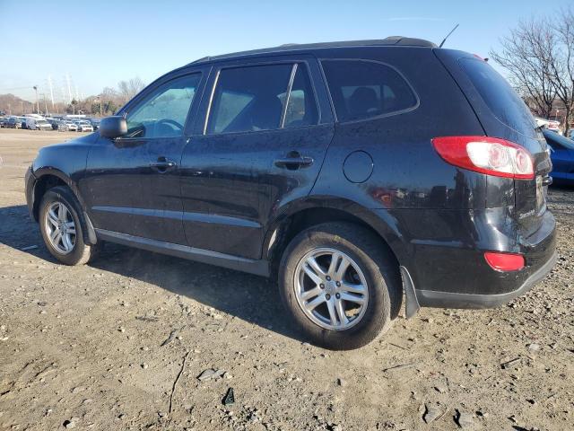 5XYZGDABXCG096227 - 2012 HYUNDAI SANTA FE GLS BLACK photo 2