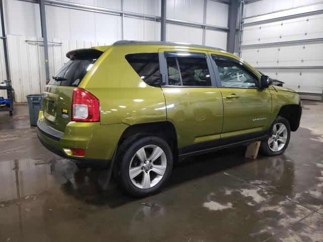 1C4NJDEB5CD555009 - 2012 JEEP COMPASS LATITUDE GREEN photo 3