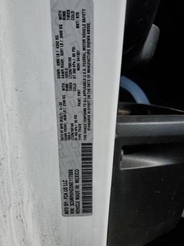 3C6MRVHG5NE117889 - 2022 RAM PROMASTER 3500 HIGH WHITE photo 12