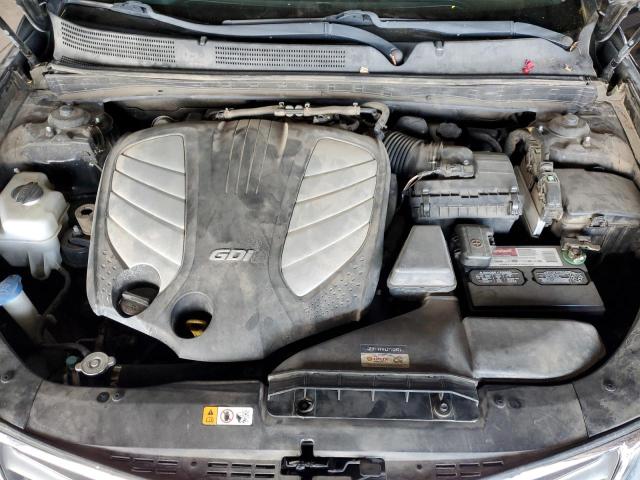 KMHFG4JG6DA199897 - 2013 HYUNDAI AZERA BLACK photo 11