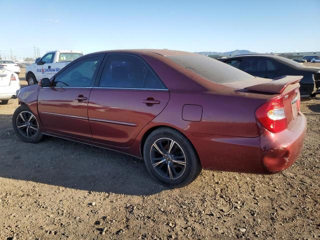 JTDBE32K630170040 - 2003 TOYOTA CAMRY LE BURGUNDY photo 2