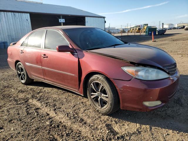 JTDBE32K630170040 - 2003 TOYOTA CAMRY LE BURGUNDY photo 4