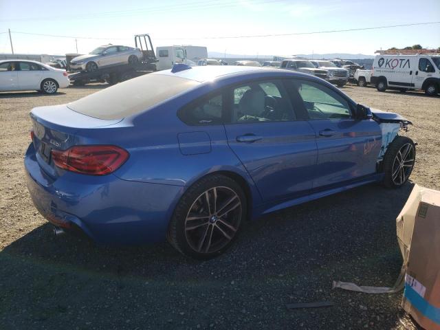 WBA4J7C50KBM76655 - 2019 BMW 440XI GRAN COUPE BLUE photo 3