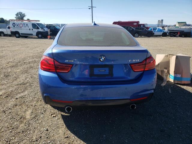 WBA4J7C50KBM76655 - 2019 BMW 440XI GRAN COUPE BLUE photo 6