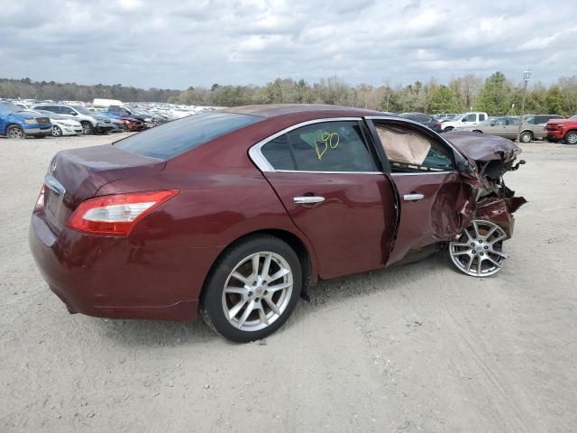 1N4AA5AP9BC843048 - 2011 NISSAN MAXIMA S MAROON photo 3