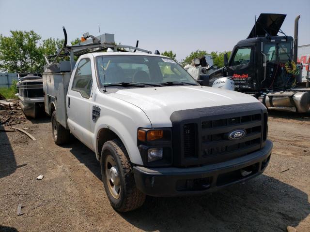 1FDSF30518EC23226 - 2008 FORD F350 SRW SUPER DUTY WHITE photo 1