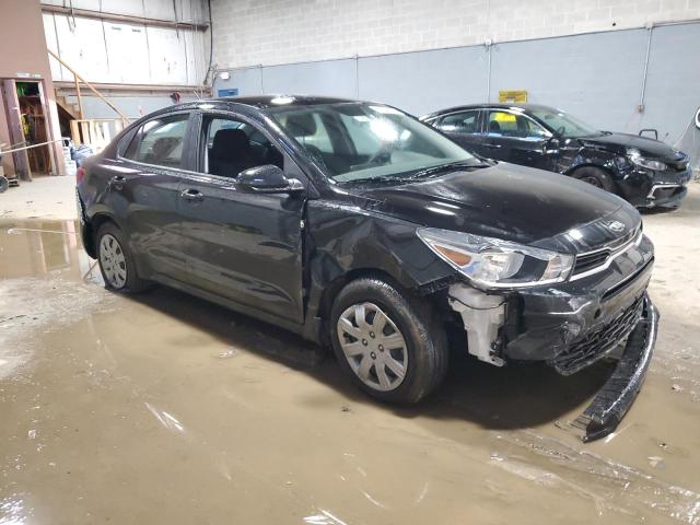 3KPA24AD6ME403226 - 2021 KIA RIO LX BLACK photo 4