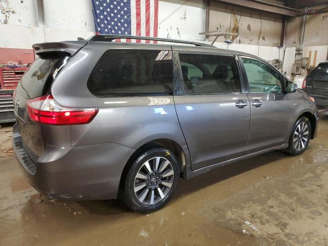 5TDDZ3DC4KS217192 - 2019 TOYOTA SIENNA XLE GRAY photo 3