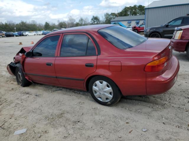 1Y1SK52811Z428154 - 2001 CHEVROLET GEO PRIZM BASE RED photo 2