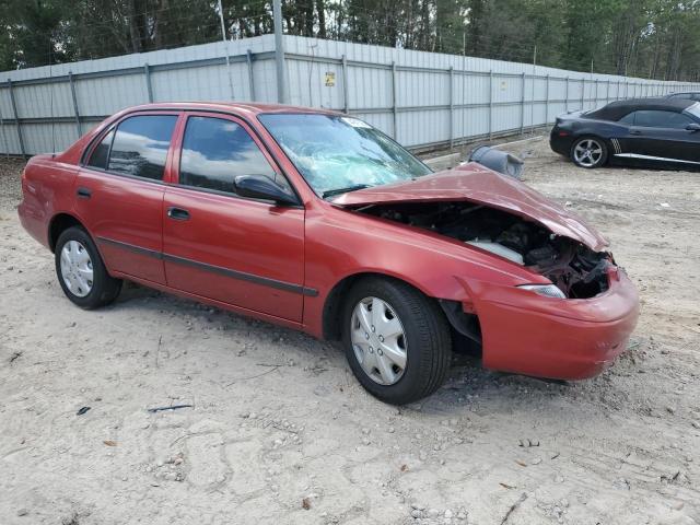 1Y1SK52811Z428154 - 2001 CHEVROLET GEO PRIZM BASE RED photo 4