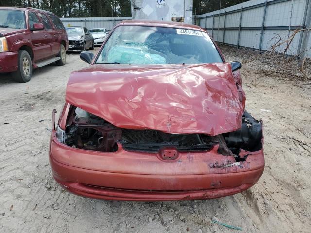 1Y1SK52811Z428154 - 2001 CHEVROLET GEO PRIZM BASE RED photo 5