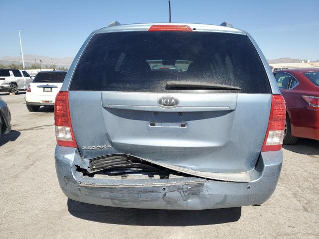 KNDMG4C71C6415374 - 2012 KIA SEDONA LX BLUE photo 6