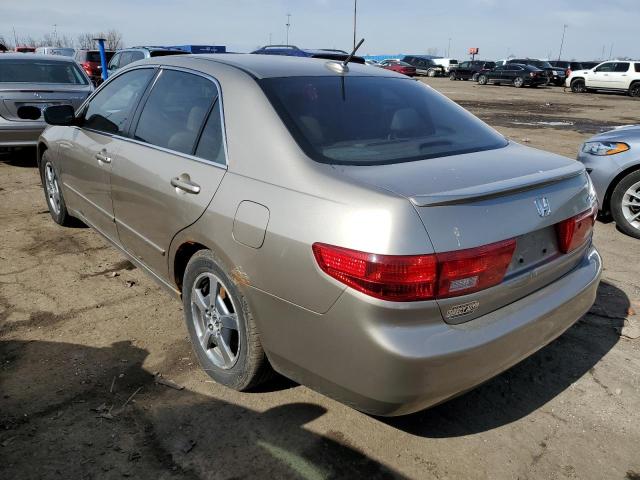 JHMCN36555C016895 - 2005 HONDA ACCORD HYBRID TAN photo 2