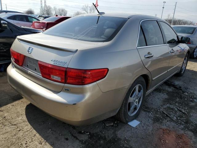 JHMCN36555C016895 - 2005 HONDA ACCORD HYBRID TAN photo 3