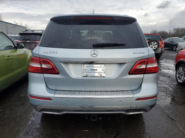 4JGDA5HB6EA397079 - 2014 MERCEDES-BENZ ML 350 4MATIC BLUE photo 6