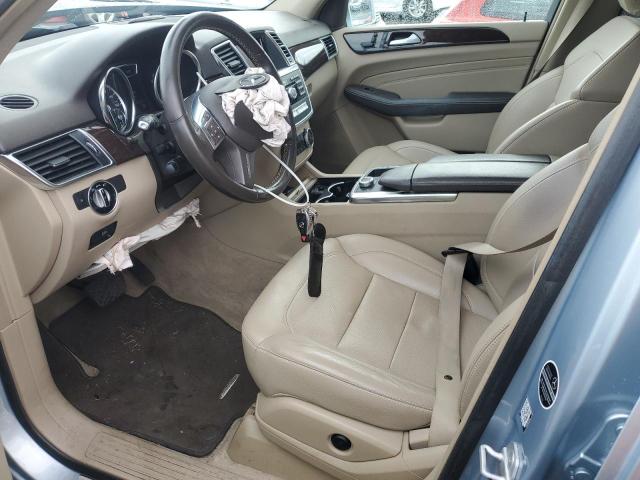 4JGDA5HB6EA397079 - 2014 MERCEDES-BENZ ML 350 4MATIC BLUE photo 7